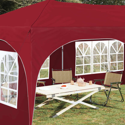 Pop-up Party Tent 575 x 288 x 245 cm Burgundy Oxford Fabric