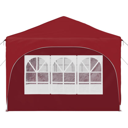 Pop-up Party Tent 575 x 288 x 245 cm Burgundy Oxford Fabric