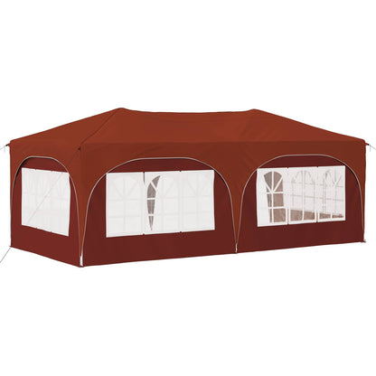 Pop-up Party Tent 575 x 288 x 245 cm Terracotta Oxford Fabric