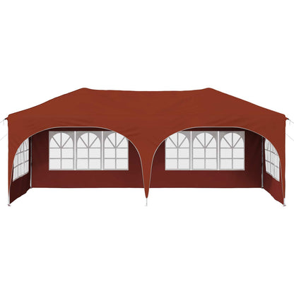 Pop-up Party Tent 575 x 288 x 245 cm Terracotta Oxford Fabric