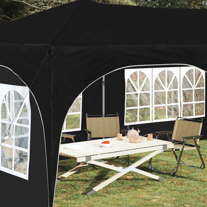 Pop-up Party Tent 575 x 288 x 245 cm Black Oxford Fabric