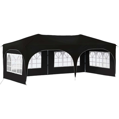 Pop-up Party Tent 575 x 288 x 245 cm Black Oxford Fabric