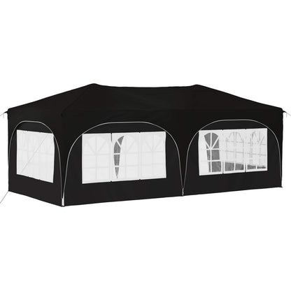 Pop-up Party Tent 575 x 288 x 245 cm Black Oxford Fabric