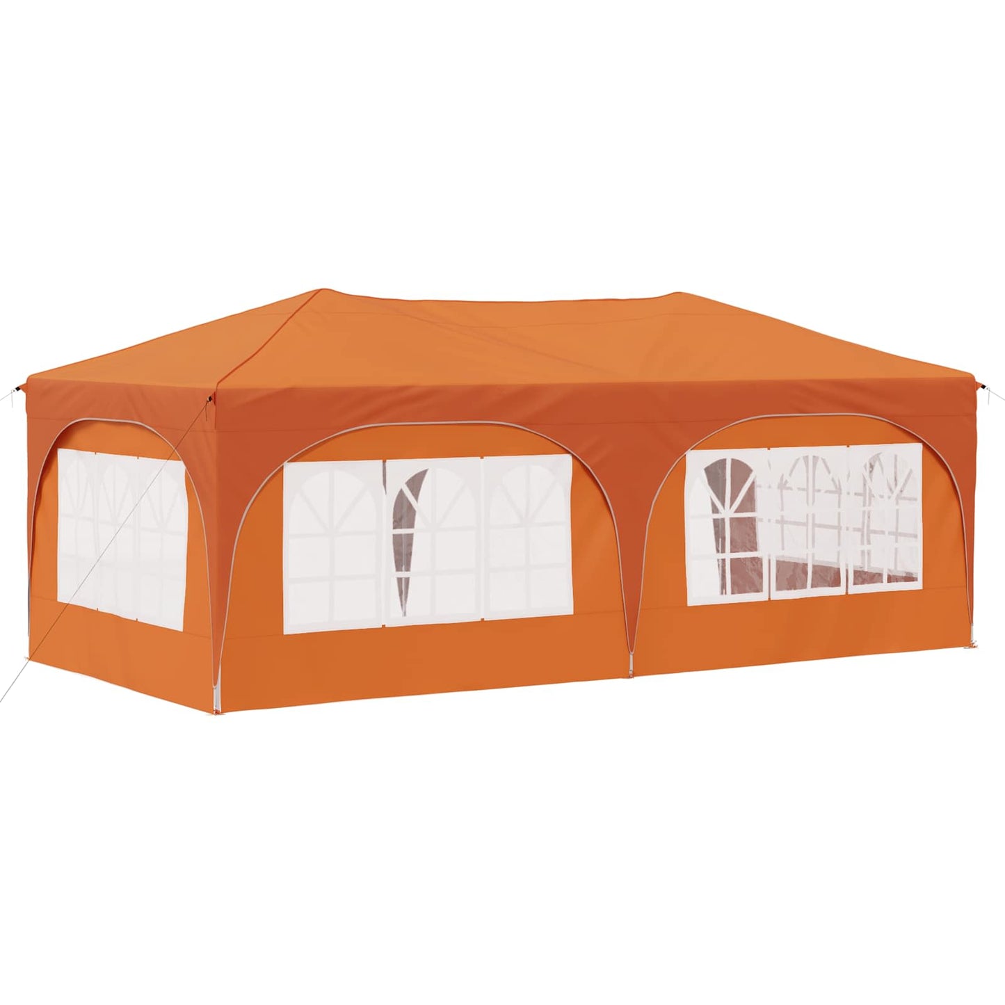 Pop-up Party Tent 575 x 288 x 245 cm Orange Oxford Fabric