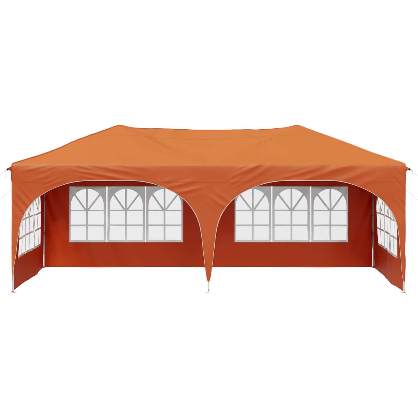 Pop-up Party Tent 575 x 288 x 245 cm Orange Oxford Fabric