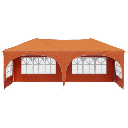 Pop-up Party Tent 575 x 288 x 245 cm Orange Oxford Fabric