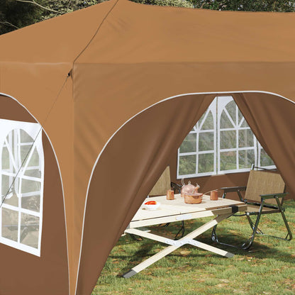 Pop-up Party Tent 575 x 288 x 245 cm Beige Oxford Fabric