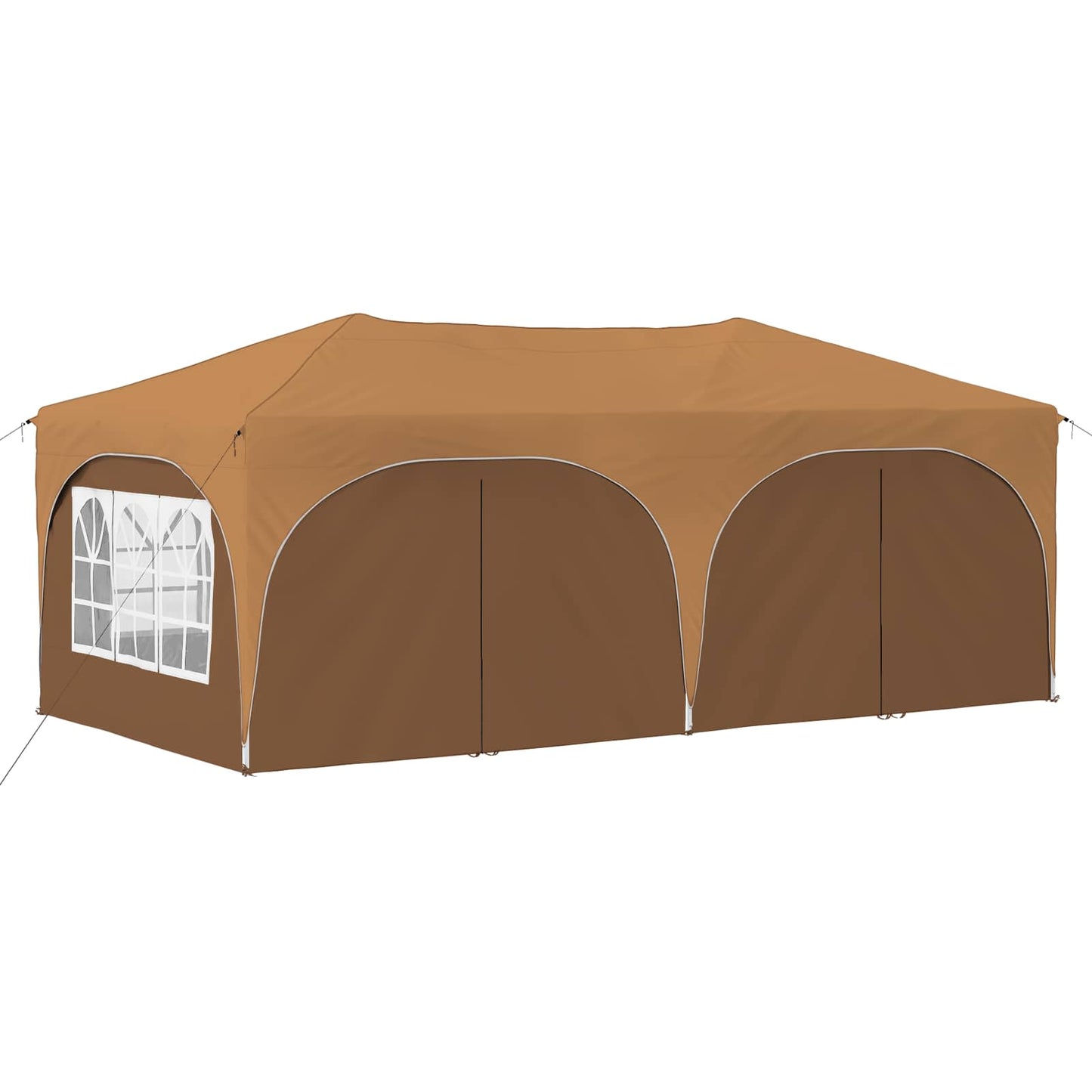 Pop-up Party Tent 575 x 288 x 245 cm Beige Oxford Fabric