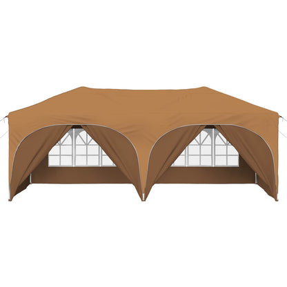Pop-up Party Tent 575 x 288 x 245 cm Beige Oxford Fabric