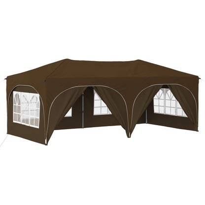 Pop-up Party Tent 575 x 288 x 245 cm Taupe Oxford Fabric