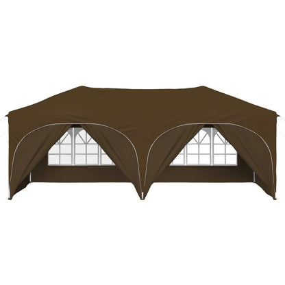 Pop-up Party Tent 575 x 288 x 245 cm Taupe Oxford Fabric