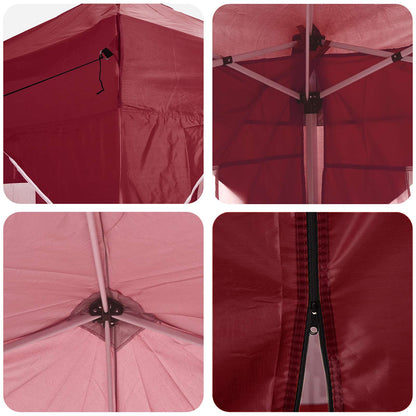 Pop-up Party Tent 575 x 288 x 245 cm Burgundy Oxford Fabric