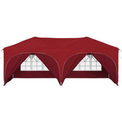 Pop-up Party Tent 575 x 288 x 245 cm Burgundy Oxford Fabric