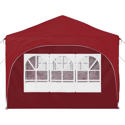 Pop-up Party Tent 575 x 288 x 245 cm Burgundy Oxford Fabric