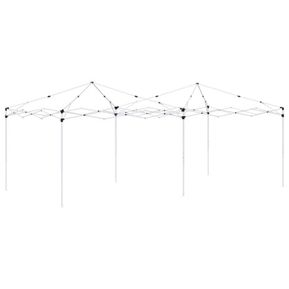 Pop-up Party Tent 575 x 288 x 245 cm Brown Oxford Fabric