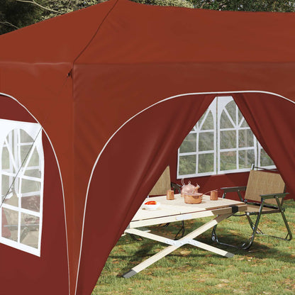 Pop-up Party Tent 575 x 288 x 245 cm Terracotta Oxford Fabric