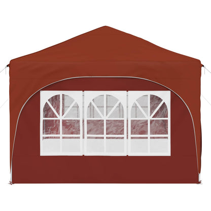 Pop-up Party Tent 575 x 288 x 245 cm Terracotta Oxford Fabric
