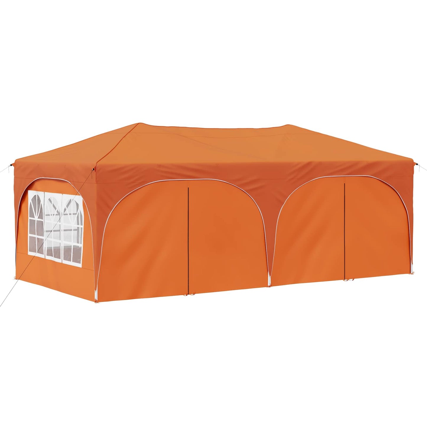 Pop-up Party Tent 575 x 288 x 245 cm Orange Oxford Fabric