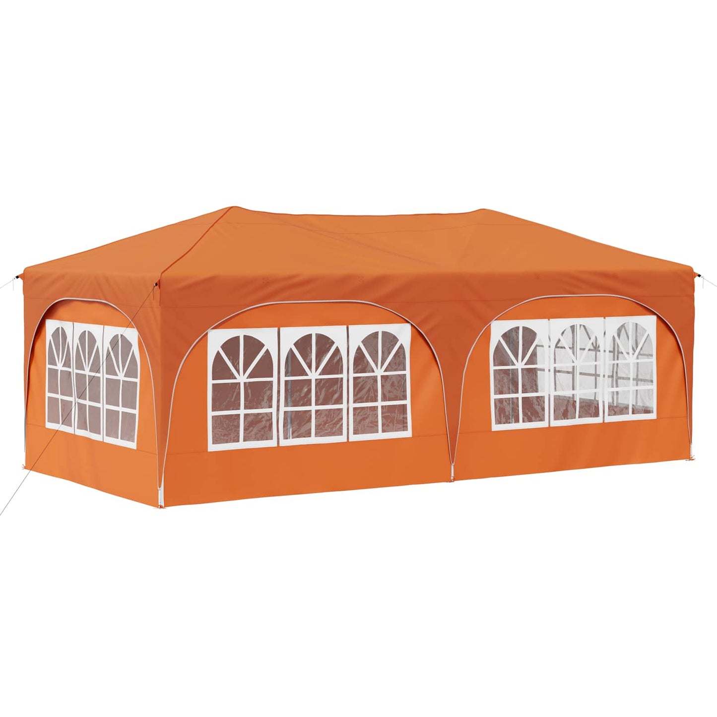 Pop-up Party Tent 575 x 288 x 245 cm Orange Oxford Fabric