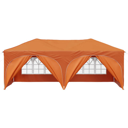 Pop-up Party Tent 575 x 288 x 245 cm Orange Oxford Fabric