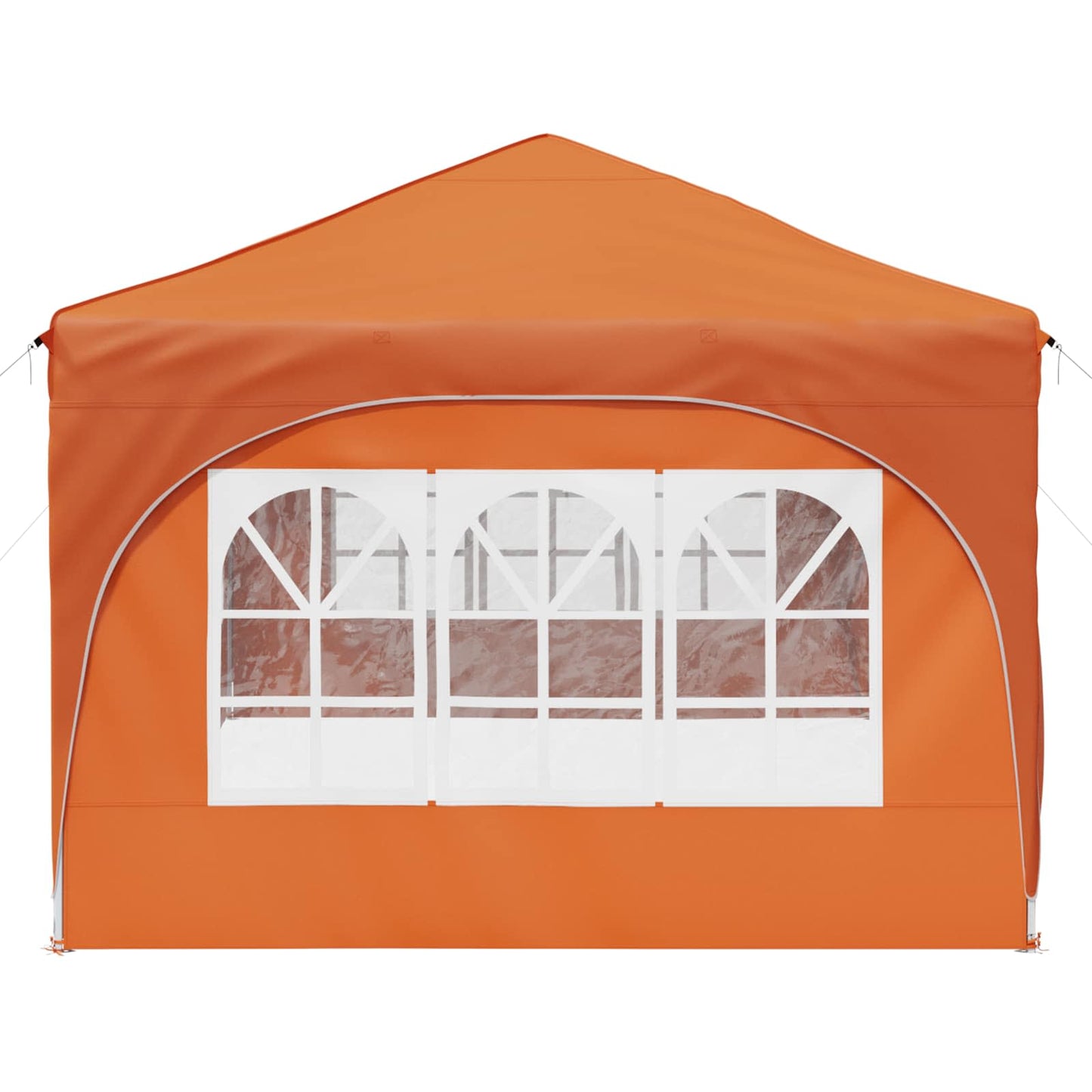 Pop-up Party Tent 575 x 288 x 245 cm Orange Oxford Fabric