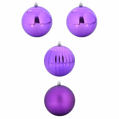 Christmas Bauble Set 4 pcs Lilac
