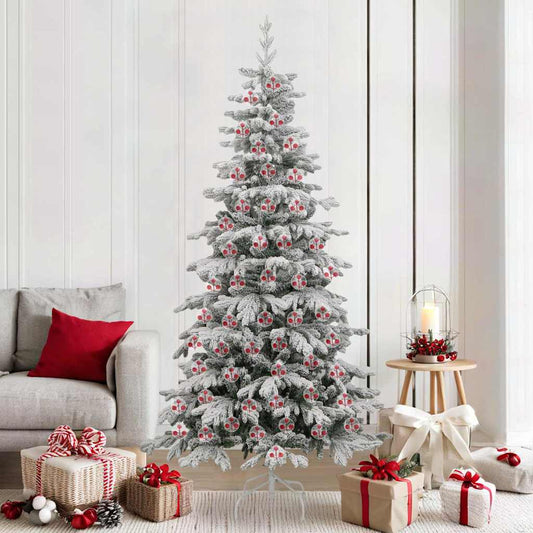 Christmas Bauble Set 100 pcs Transparent Ø 8 cm