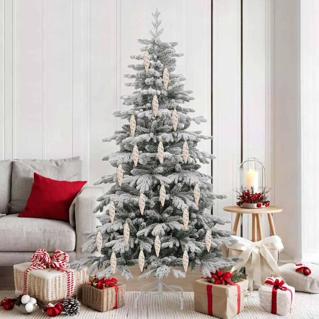 Christmas Spiral Shape Ball 40 pcs Champagne Plastic