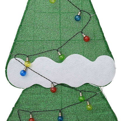 Lighted Christmas Tree with 3 Gift Boxes 2D Warm White 150 cm