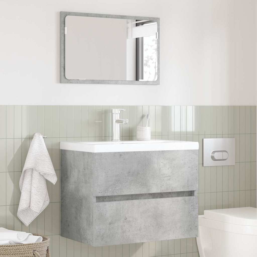 Bathroom Furniture Set Concrete Grey 60 x 38.3 x 45 cm