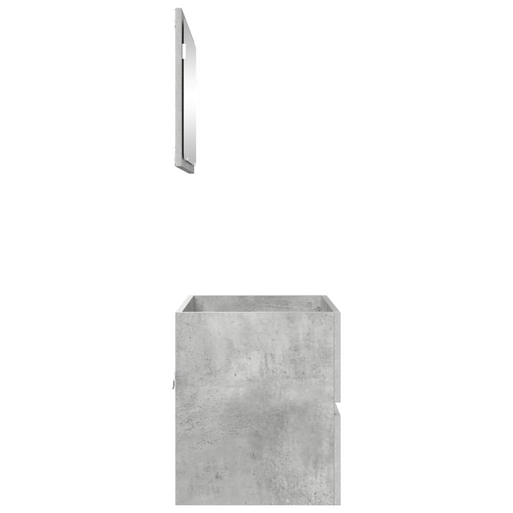 Bathroom Furniture Set Concrete Grey 60 x 38.3 x 45 cm