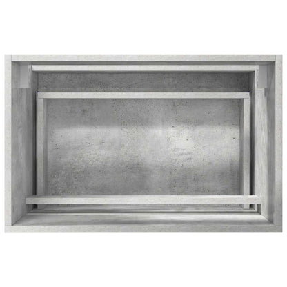 Bathroom Furniture Set Concrete Grey 60 x 38.3 x 45 cm