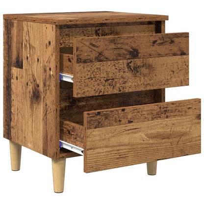 Bed Cabinet Old Wood 40 x 35 x 50 cm Engineered Wood