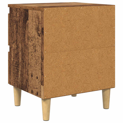 Bed Cabinets 2 pcs Old Wood 40 x 35 x 50 cm Engineered Wood
