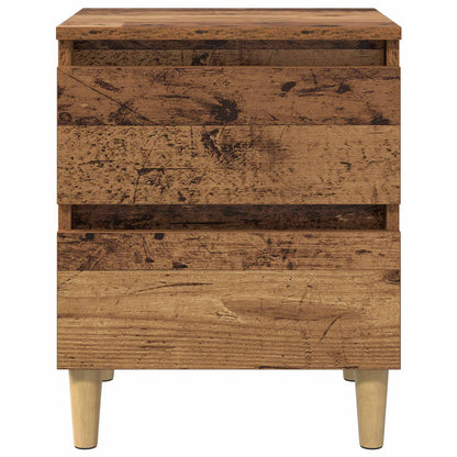 Bed Cabinets 2 pcs Old Wood 40 x 35 x 50 cm Engineered Wood