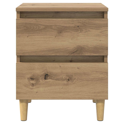 Bed Cabinets 2 pcs Artisan Oak 40 x 35 x 50 cm Engineered Wood