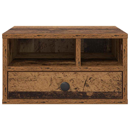 Printer Stand Old Wood 40 x 32 x 24 cm Engineered Wood