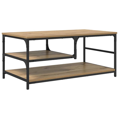 Coffee Table Artisan Oak 90 x 49 x 40 cm Engineered Wood