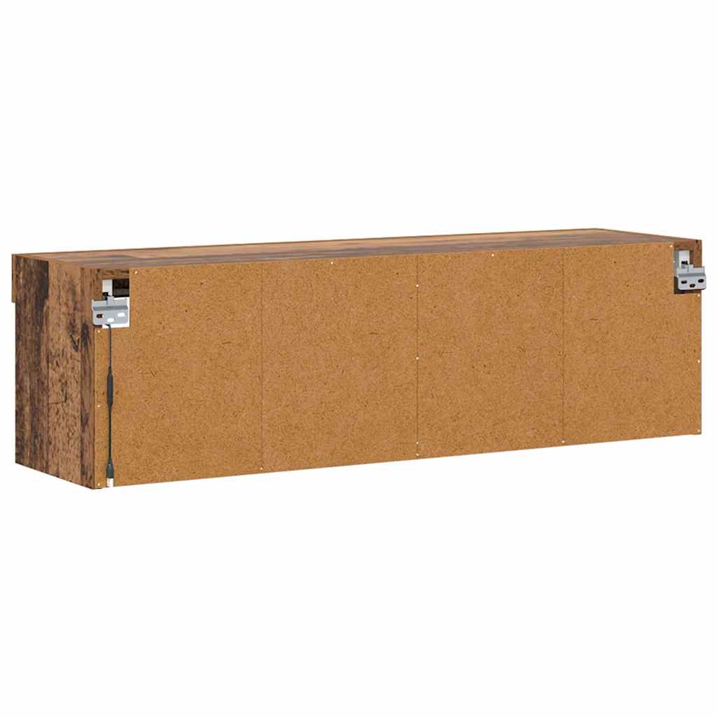 TV Cabinet Set Old Wood 100 x 30 x 30 cm Engineered Wood