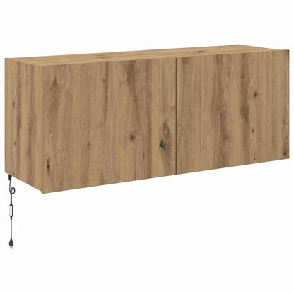 TV Wall Cabinet Artisan Oak Engineered Wood