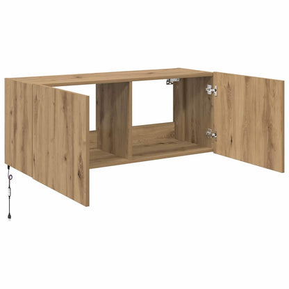TV Wall Cabinet Artisan Oak Engineered Wood