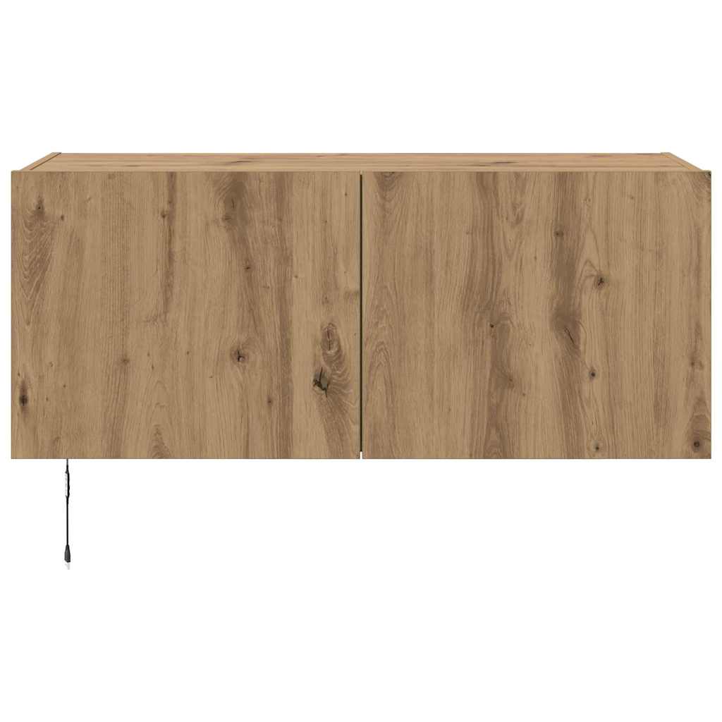 TV Wall Cabinet Artisan Oak Engineered Wood