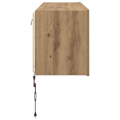 TV Wall Cabinet Artisan Oak Engineered Wood