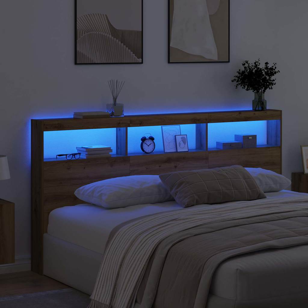 Headboard Artisan Oak Engineered Wood