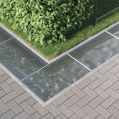 Grating Silver 30 x 30 x 2 cm Hot-Dip Galvanised Steel