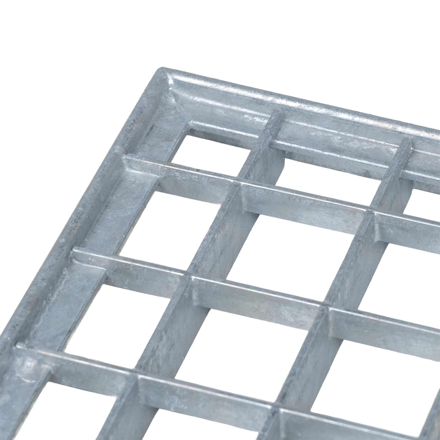 Grating Silver 40 x 40 x 2 cm Hot-Dip Galvanised Steel