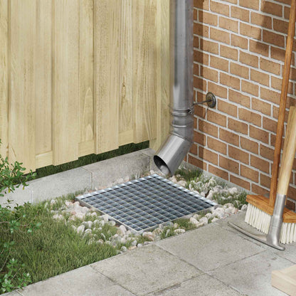 Grating Silver 40 x 40 x 2 cm Hot-Dip Galvanised Steel