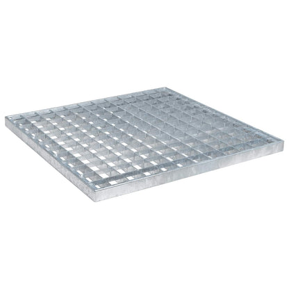 Grating Silver 40 x 40 x 2 cm Hot-Dip Galvanised Steel