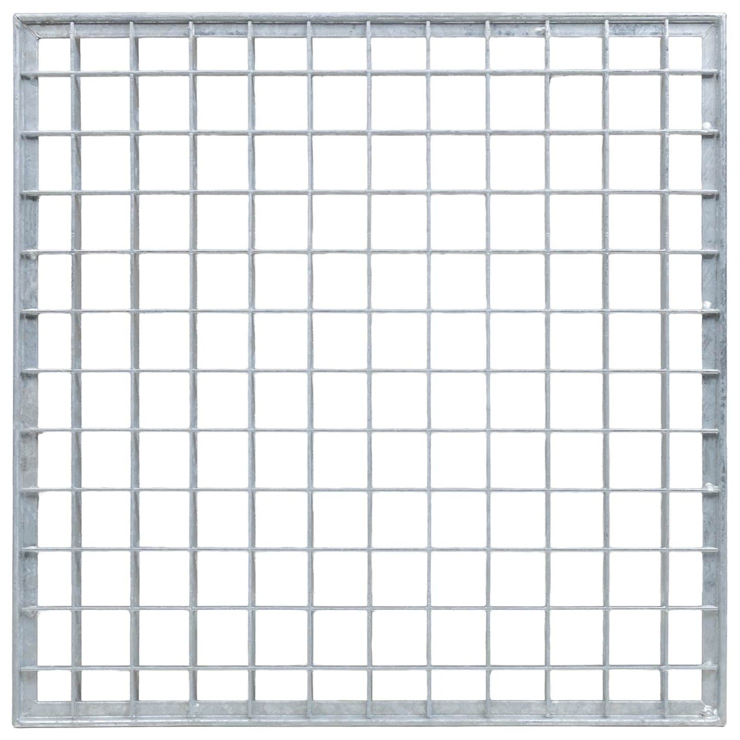 Grating Silver 40 x 40 x 2 cm Hot-Dip Galvanised Steel