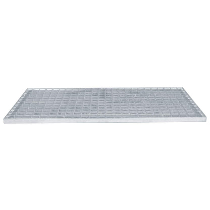 Grating Silver 80 x 40 x 2 cm Hot-Dip Galvanised Steel